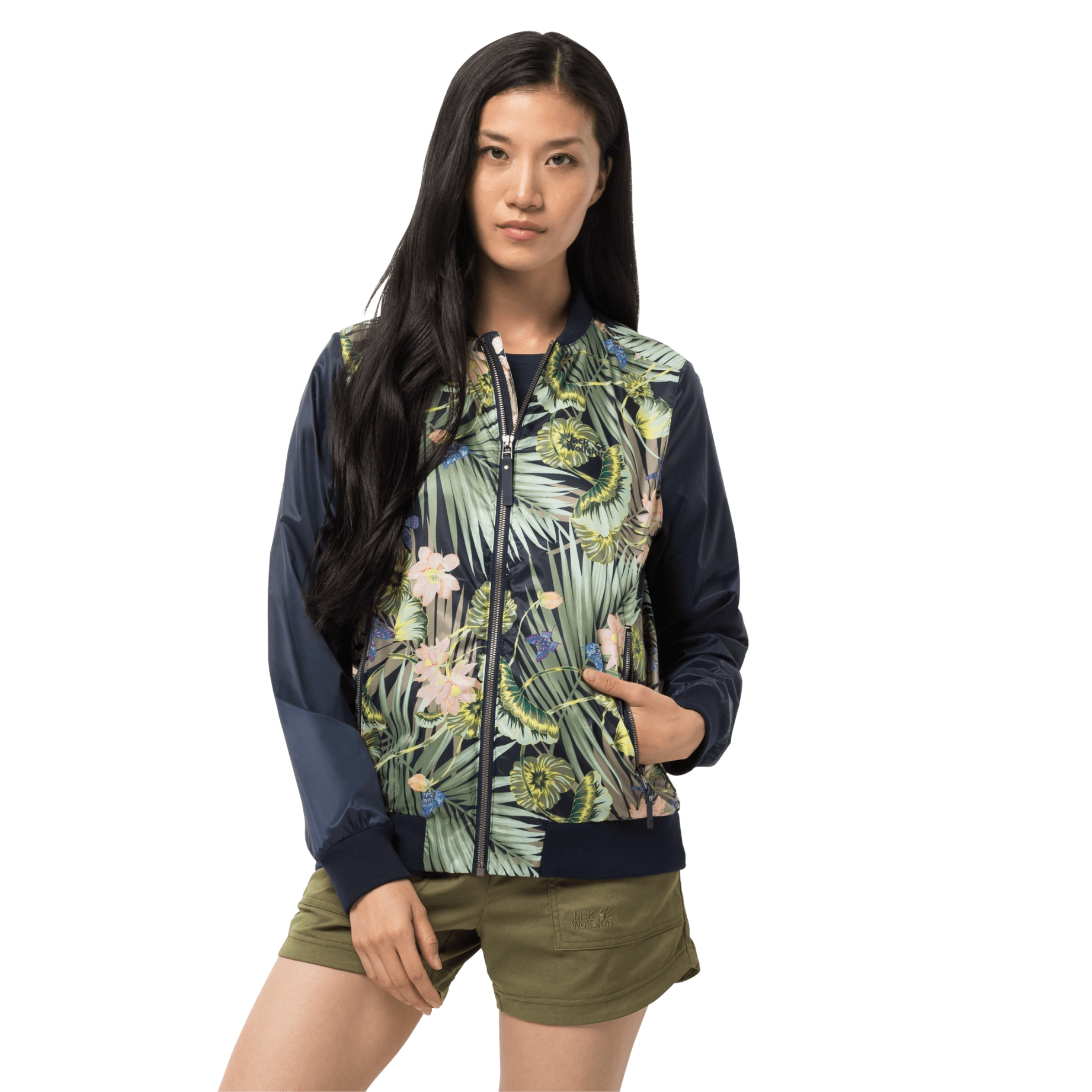 Kurtka damska PARADISE BLOUSON W midnight blue all over - XS