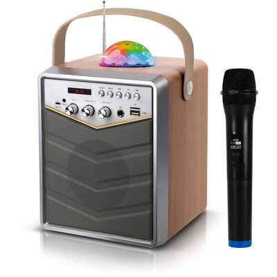 Power audio MUSICMATE MM-SK100 Apex Flex Mikrofon Głośnik Karaoke LED