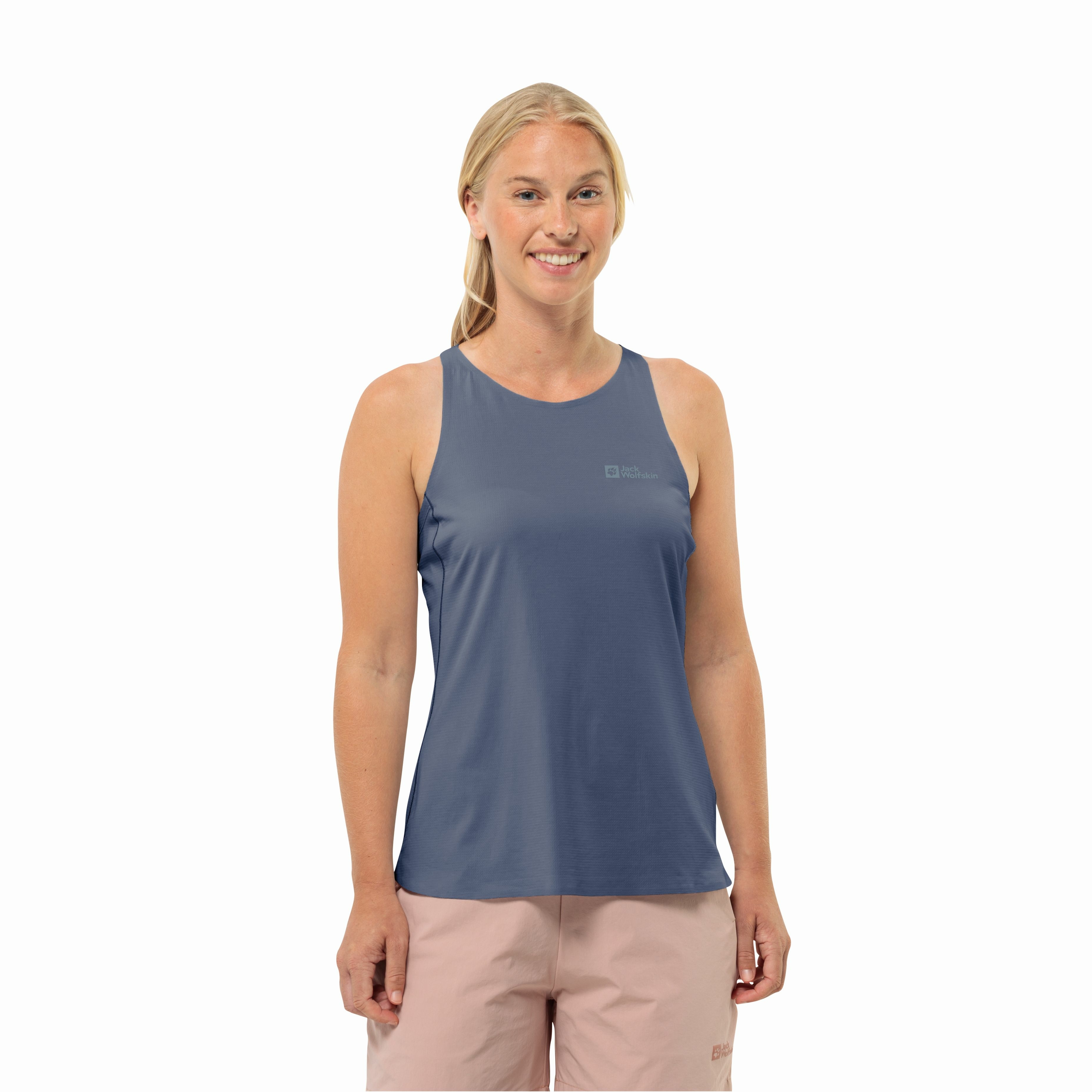 Damska koszulka bez rękawów Jack Wolfskin PRELIGHT AIR TANK W evening sky - S