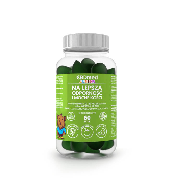 CBDmed suplement diety żelki na lepszą odporność i mocne kości dla dzieci, 60 szt./1 opak.