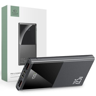 Powerbank TECH-PROTECT PB12-22.5W 10000 mAh 22.5W Szary
