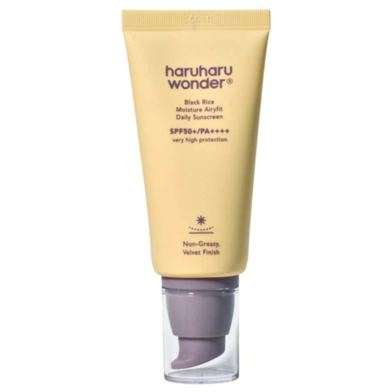 Haruharu Wonder Black Rice lekki krem przeciwsłoneczny z ekstraktem z czarnego ryżu SPF 50+ PA++++, 50 ml