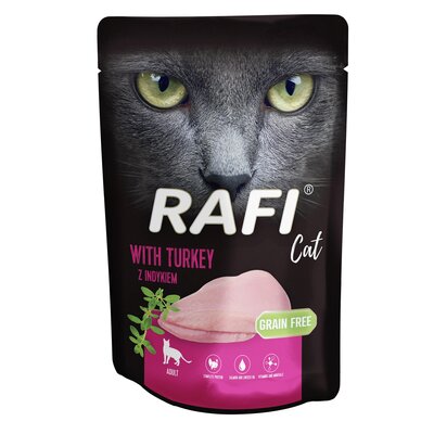 Karma dla kota RAFI z indykiem 100 g