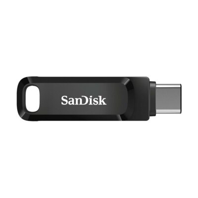 Pendrive SANDISK Ultra Dual Drive Go 256GB, USB-C / USB 3.2 Gen. 1 (USB 3.0), Odczyt 150 Mb/s Czarny