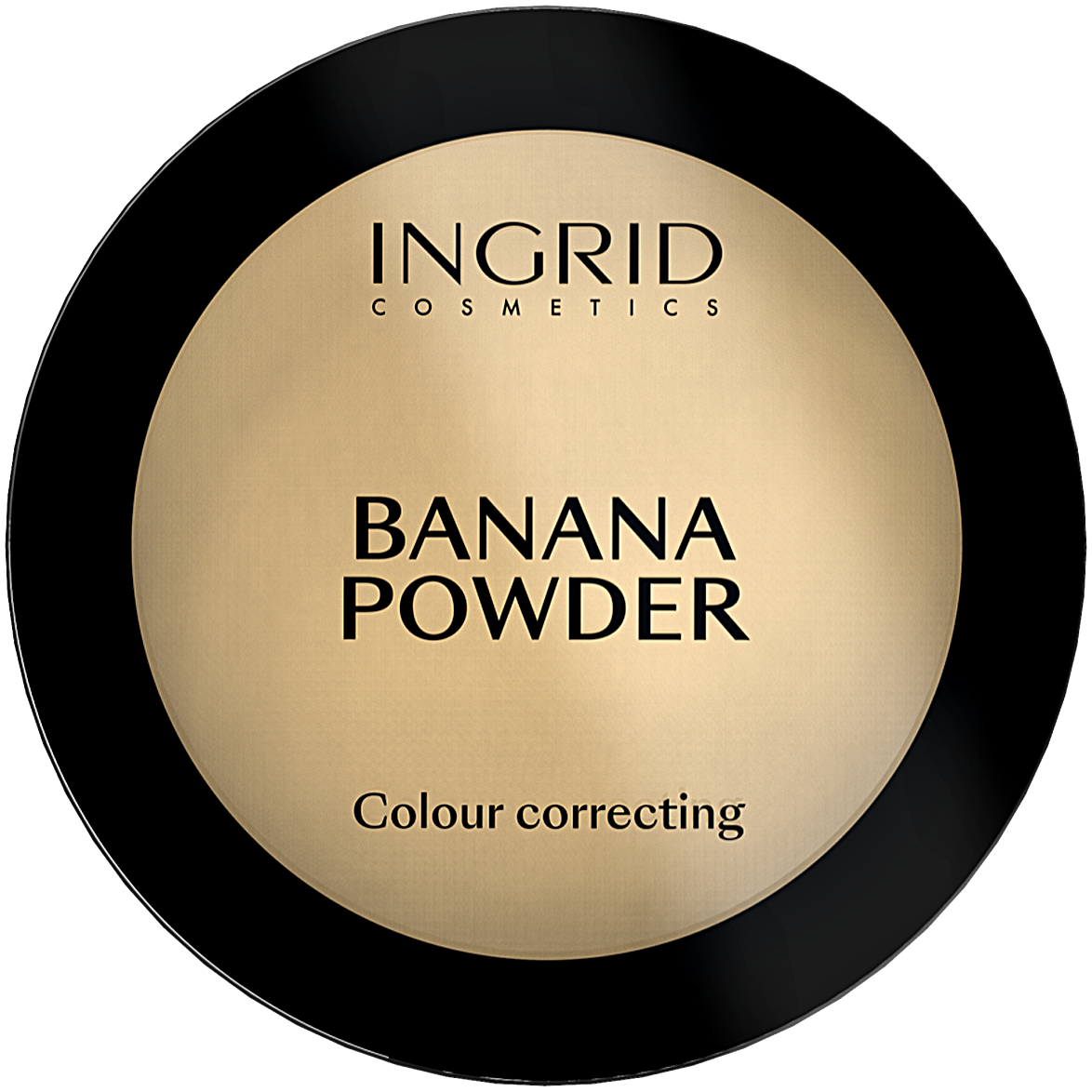 Ingrid Banana Powder prasowany bananowy puder do twarzy, 10 g