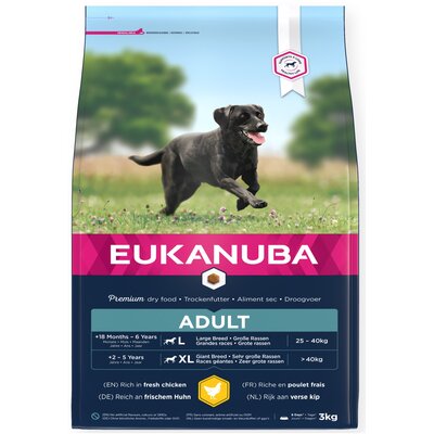 Karma dla psa EUKANUBA Adult Large Breeds Adult Kurczak 3 kg