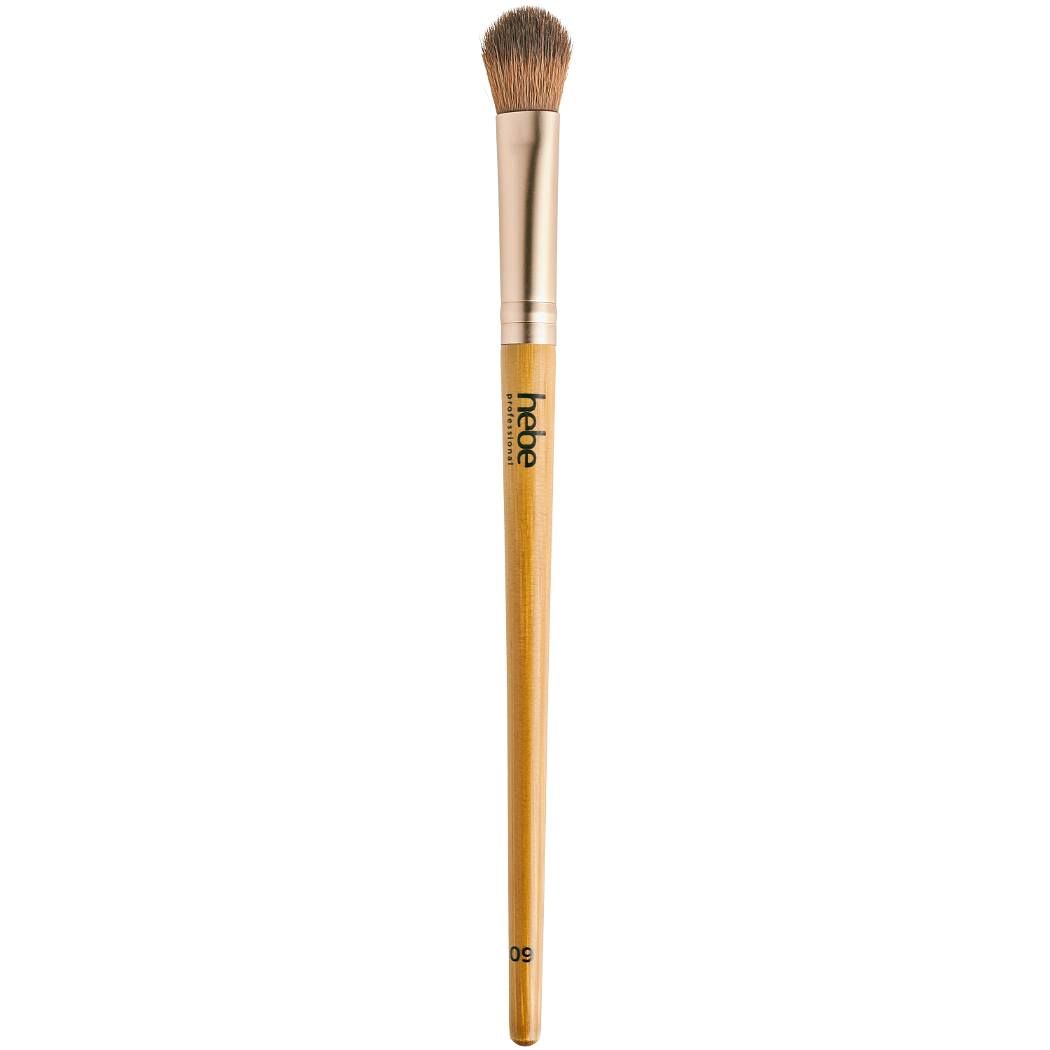 Hebe Professional Bamboo pędzel do aplikacji cieni, rozświetlacza i korektora 09, 1 szt.
