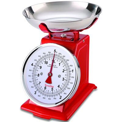 Waga kuchenna TERRAILLON Tradition 500 Czerwony