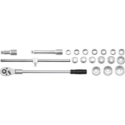 Zestaw kluczy nasadowych YATO YT-1335 (20 elementów)