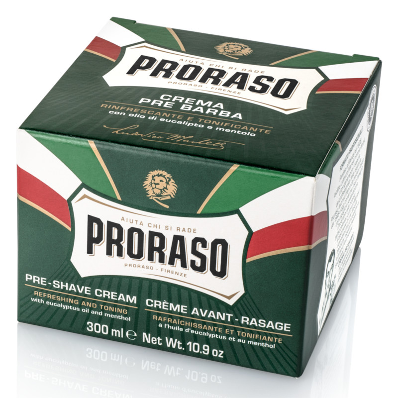 Proraso Green orzeźwiający krem przed goleniem, 300 ml