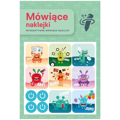 Zabawka edukacyjna ALBI Czytaj z Albikiem Mówiące naklejki 34260