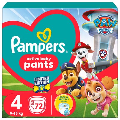 Pieluchomajtki PAMPERS Pants Psi Patrol 4 (72 szt.)