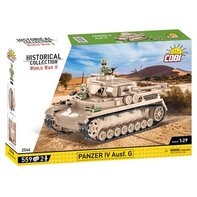 Klocki plastikowe COBI Historical Collection World War II Panzer IV Ausf.G COBI-2546