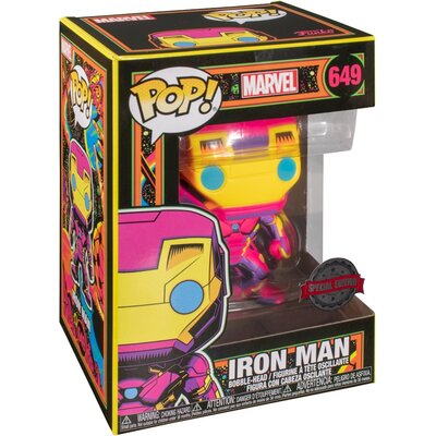 Figurka FUNKO Pop Marvel Black Light Iron Man