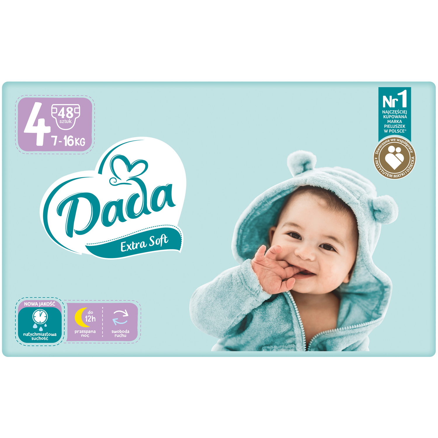 Dada Extra Soft Maxi pieluchy dla dzieci rozm. 4, 48 szt./1 opak.