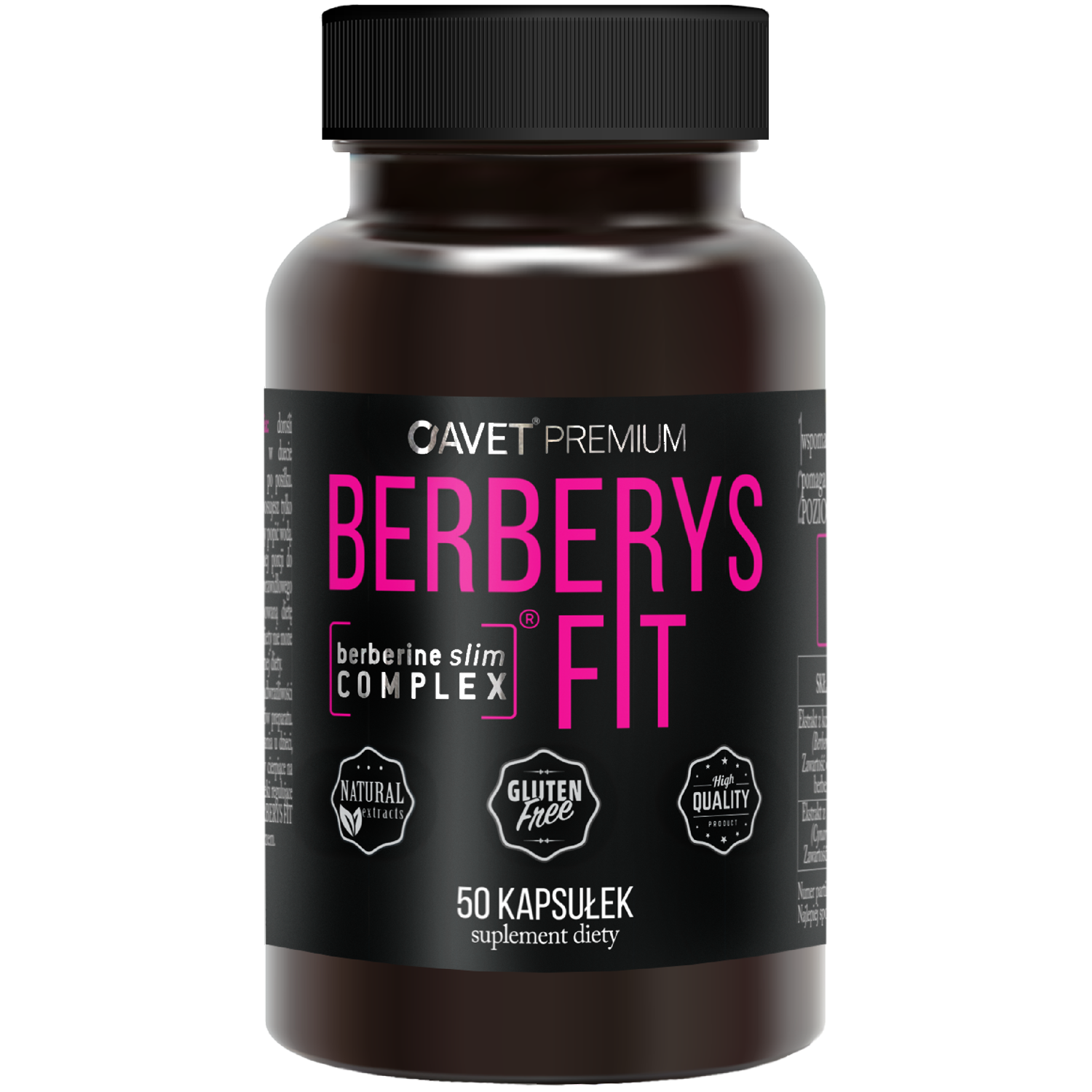 Avet Berberys Fit Active Premium suplement diety, 50 kaps./1 opak.