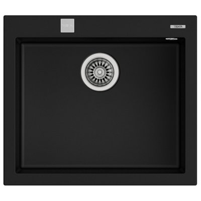Zlewozmywak jednokomorowy TEKA Forsquare 50.40 TG 115230005 Czarny