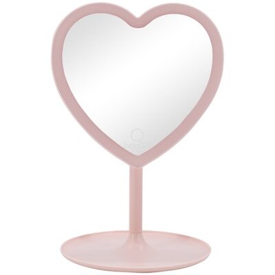 Lusterko kosmetyczne INNOGIO Gioperfect Różowe serce