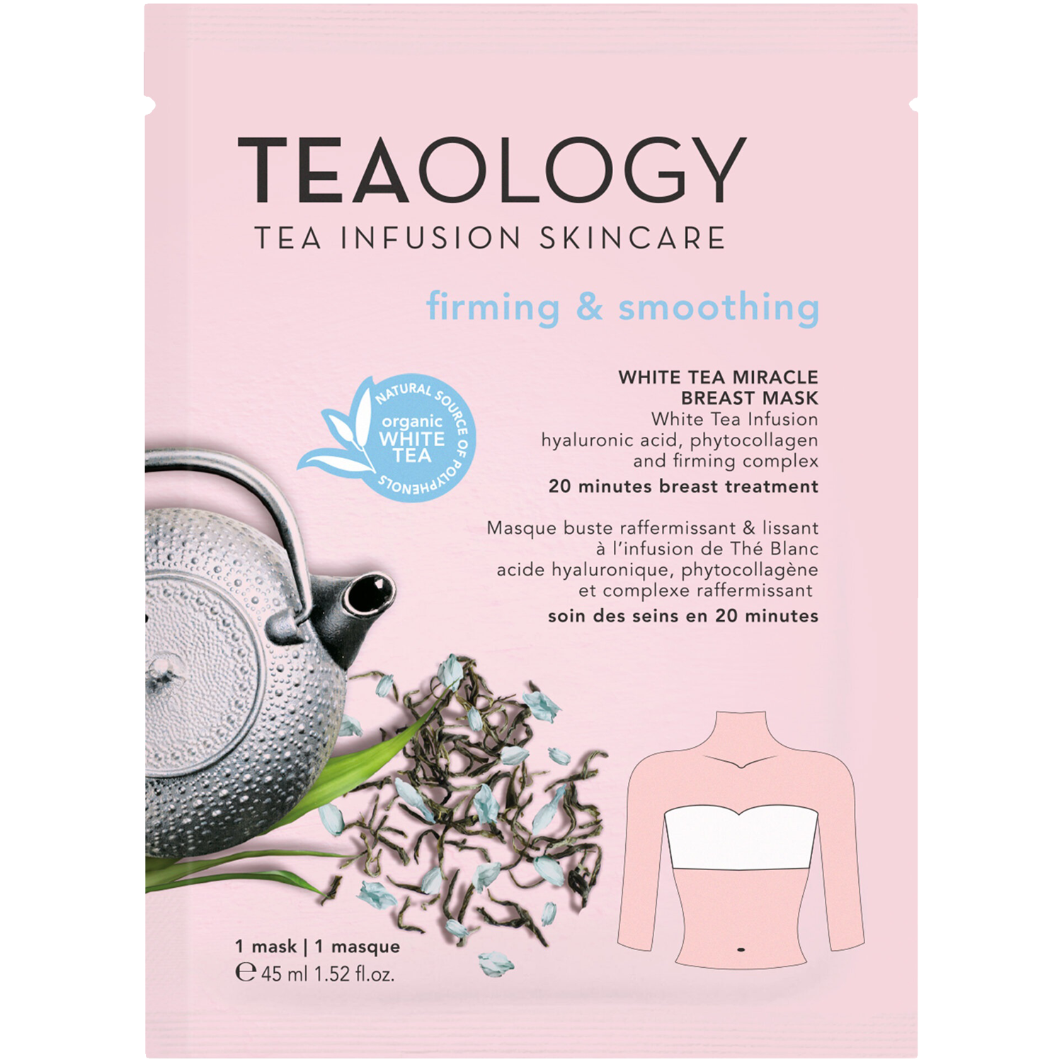 Teaology maska na biust, 4 szt./1 opak.