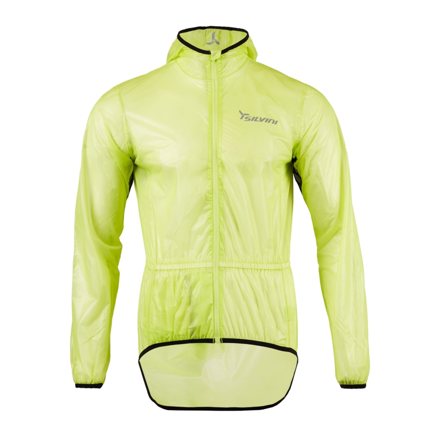 Przeciwdeszczowa kurtka rowerowa unisex Silvini Savio lime - S
