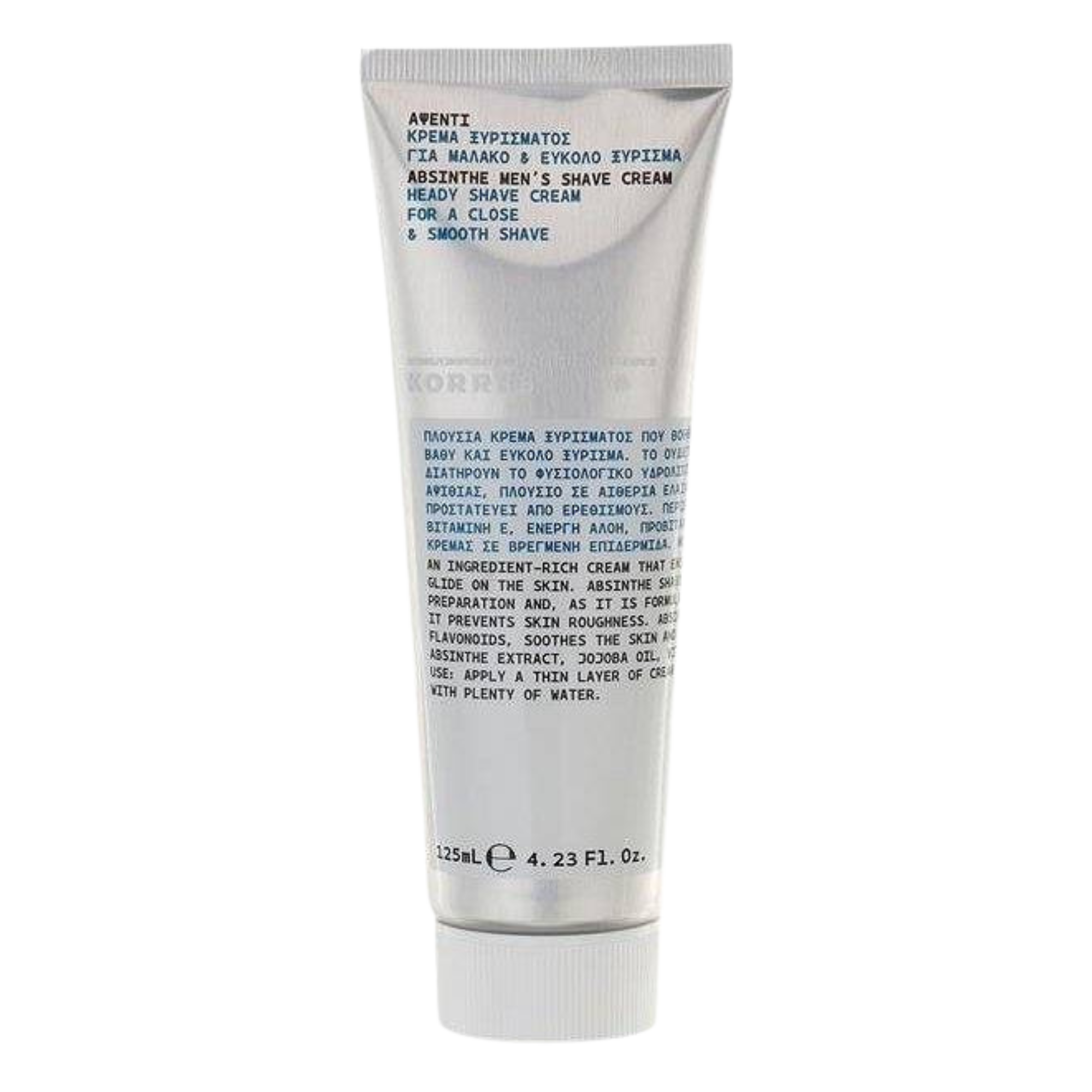 Korres Men's Shave Cream krem do golenia z wyciągiem z absyntu, 125 ml