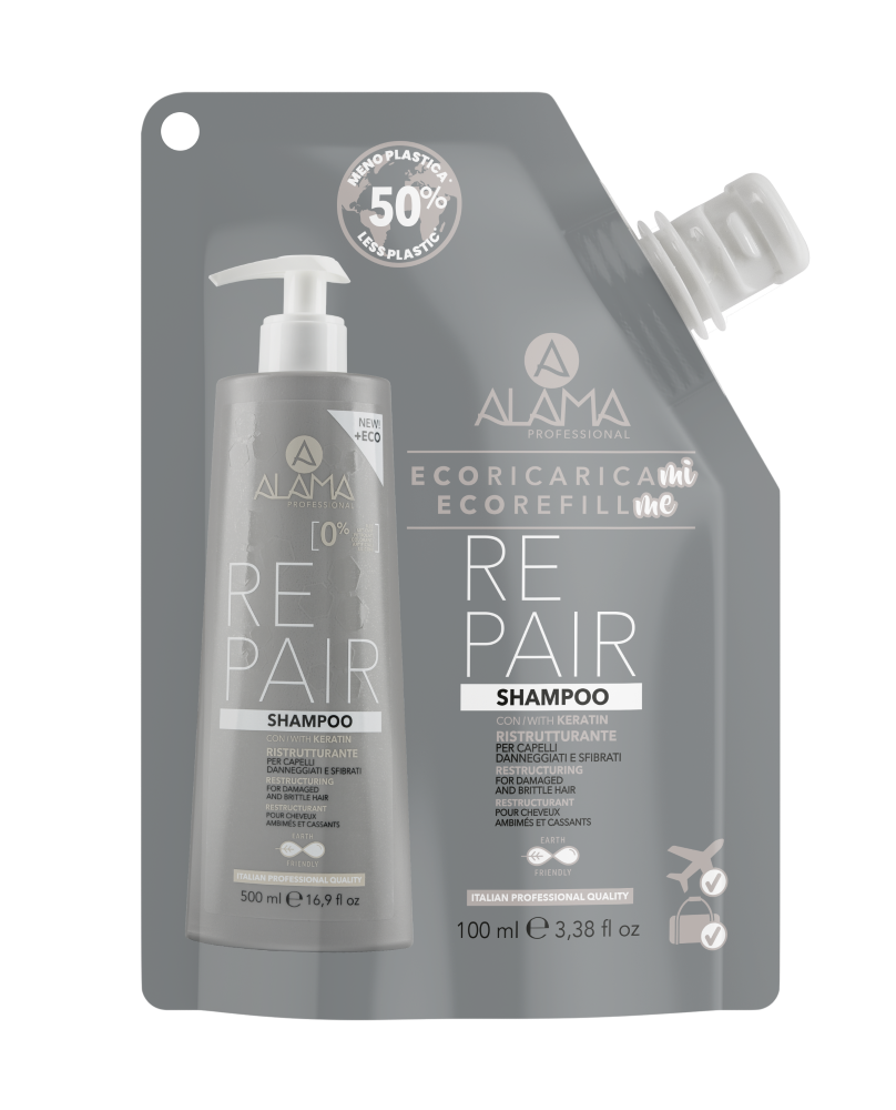 Alama regenerujący szampon do włosów zniszczonych, 100 ml