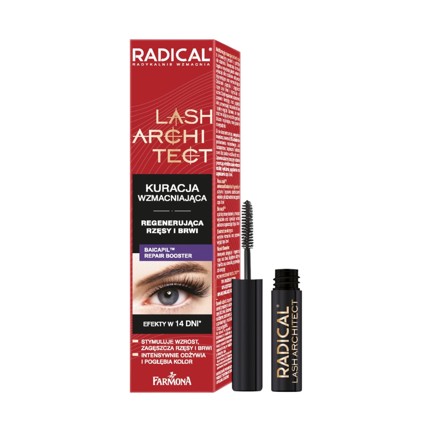Radical Lash Architect kuracja wzmacniająca i regenerująca rzęsy i brwi, 5 ml