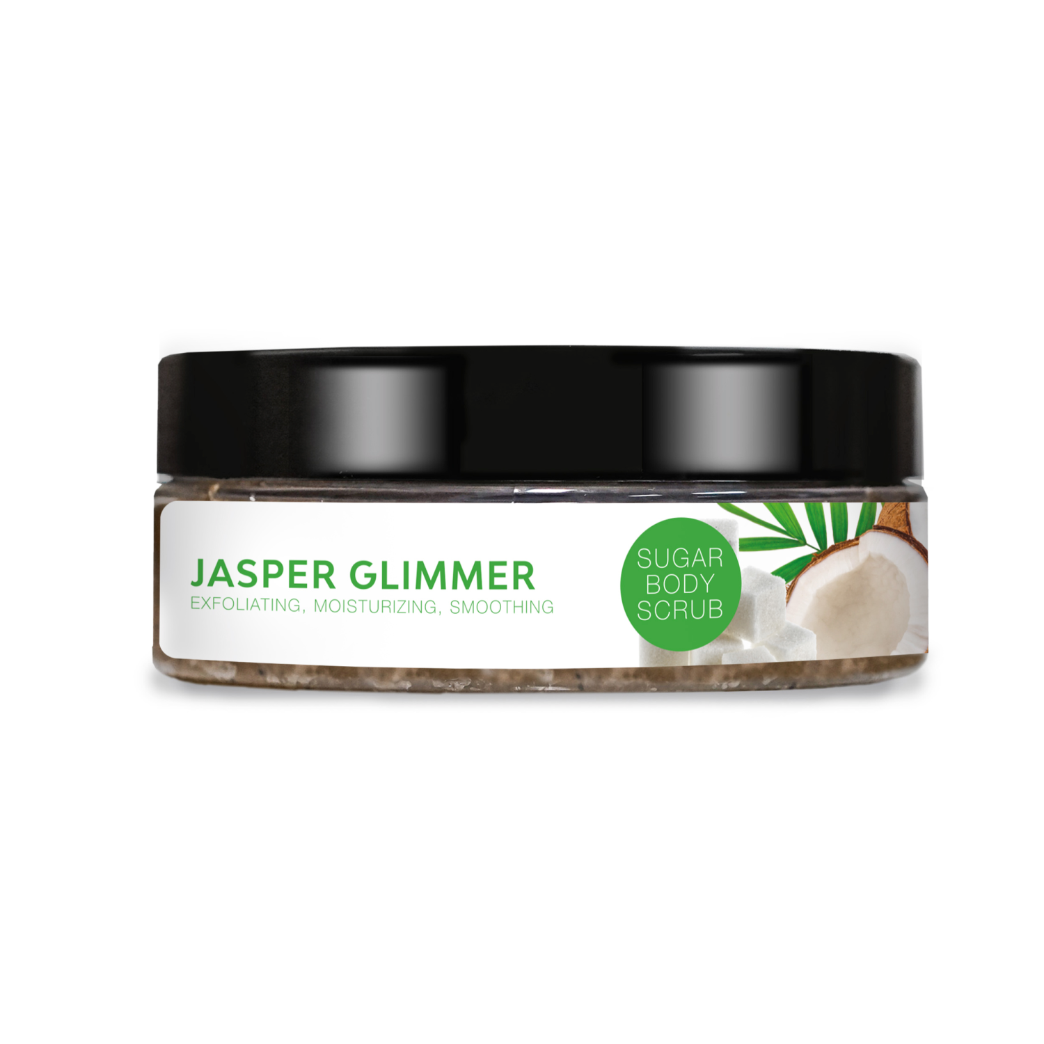 Yasumi Jasper Glimmer peeling cukrowy do ciała, 220 g