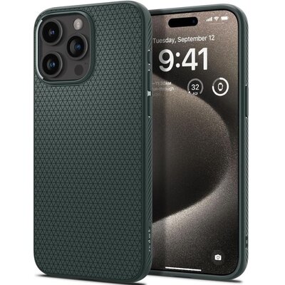 Etui SPIGEN Liquid Air do Apple iPhone 15 Pro Max Zielony