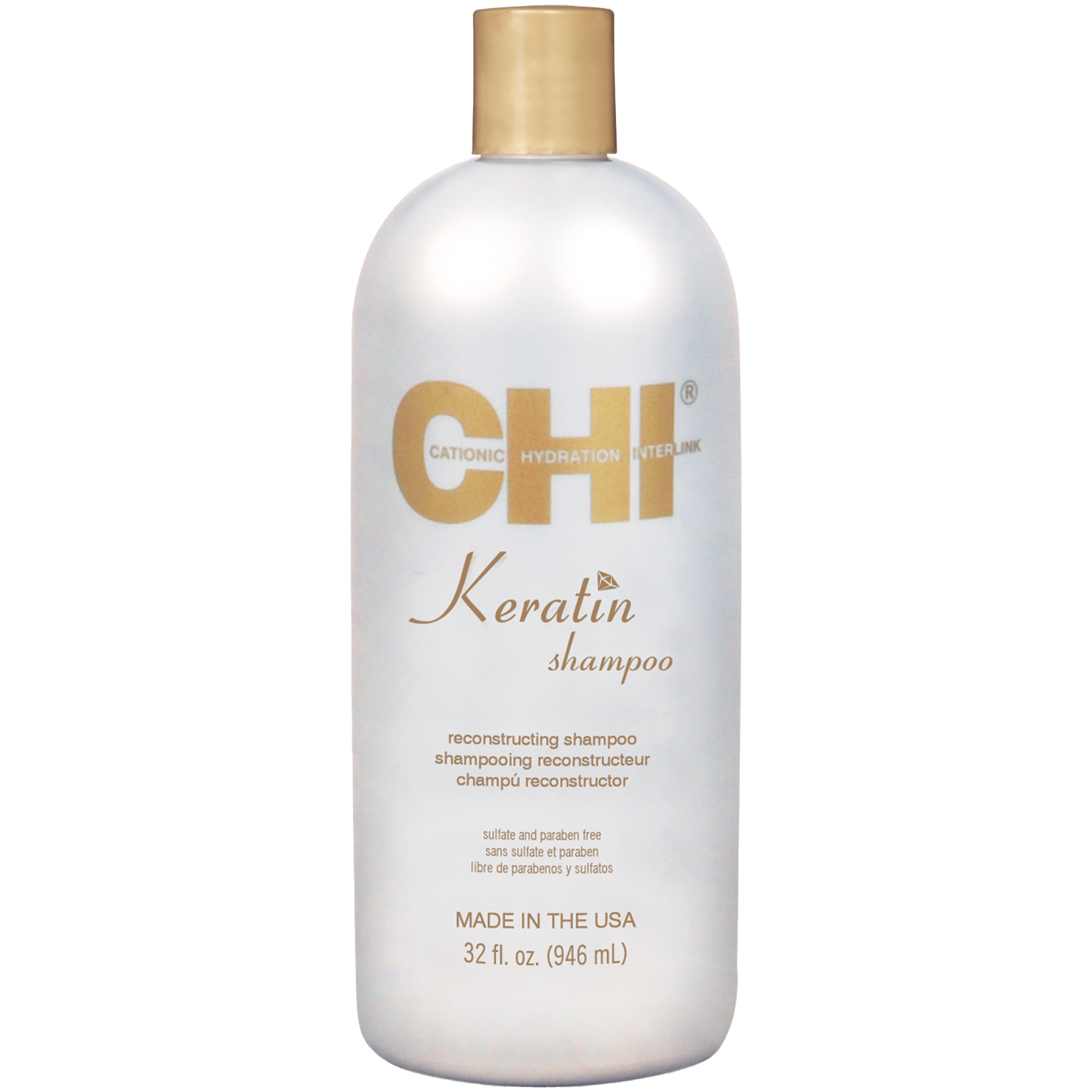 Chi Keratin odbudowujący szampon do włosów, 946 ml