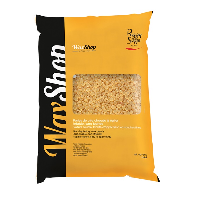 Peggy Sage Wax Shop perełki wosku do depilacji na gorąco Miodowe, 800 g