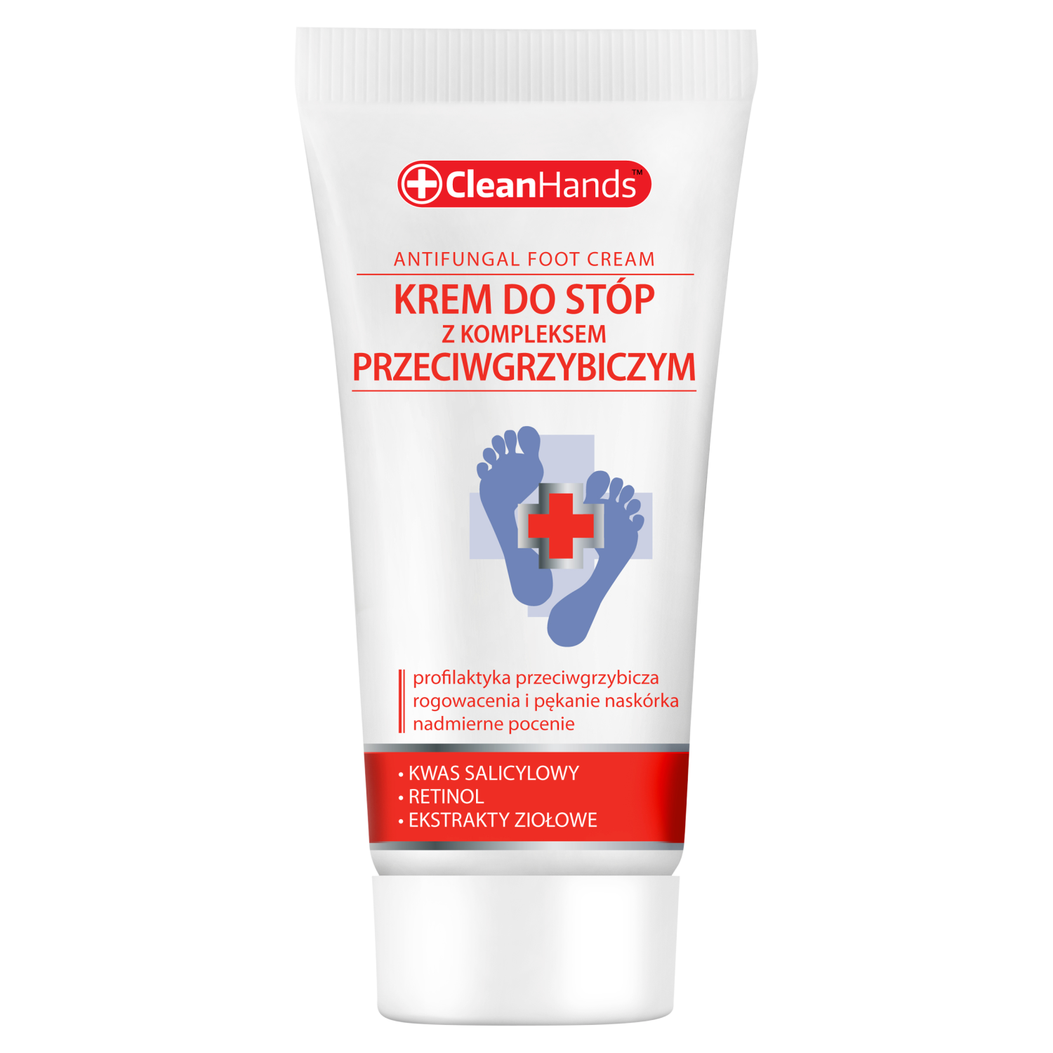 CleanHands krem ochronny do stóp, 30 ml