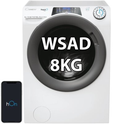 Pralka CANDY RapidÓ Pro RP 486BWMR 1-S Rapido Pro 8kg 1400 obr A