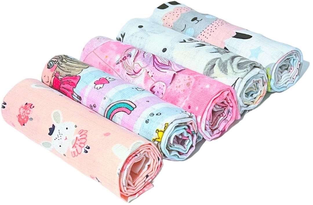 Babymam pieluchy tetrowe bawełna 100% zestaw 5szt