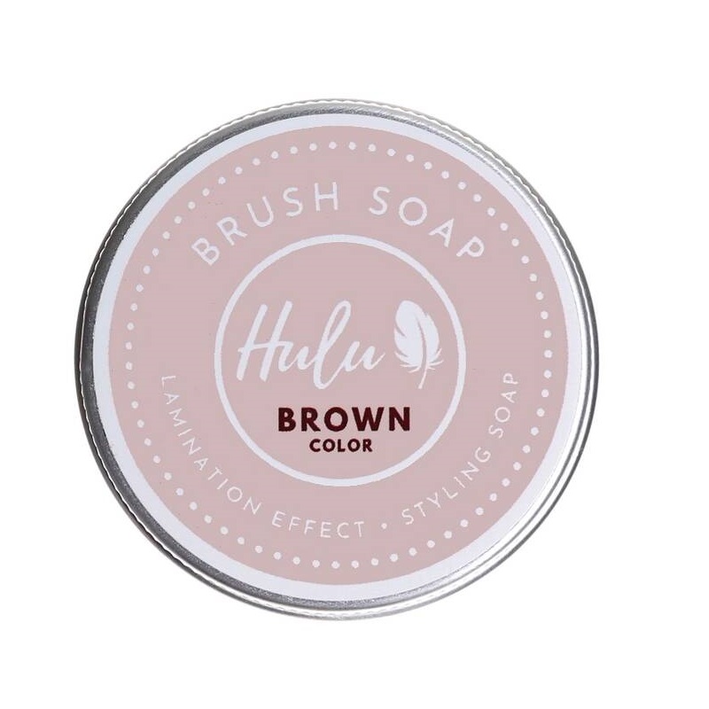 Hulu Brow Soap mydełko do stylizacji brwi Brown, 30 ml