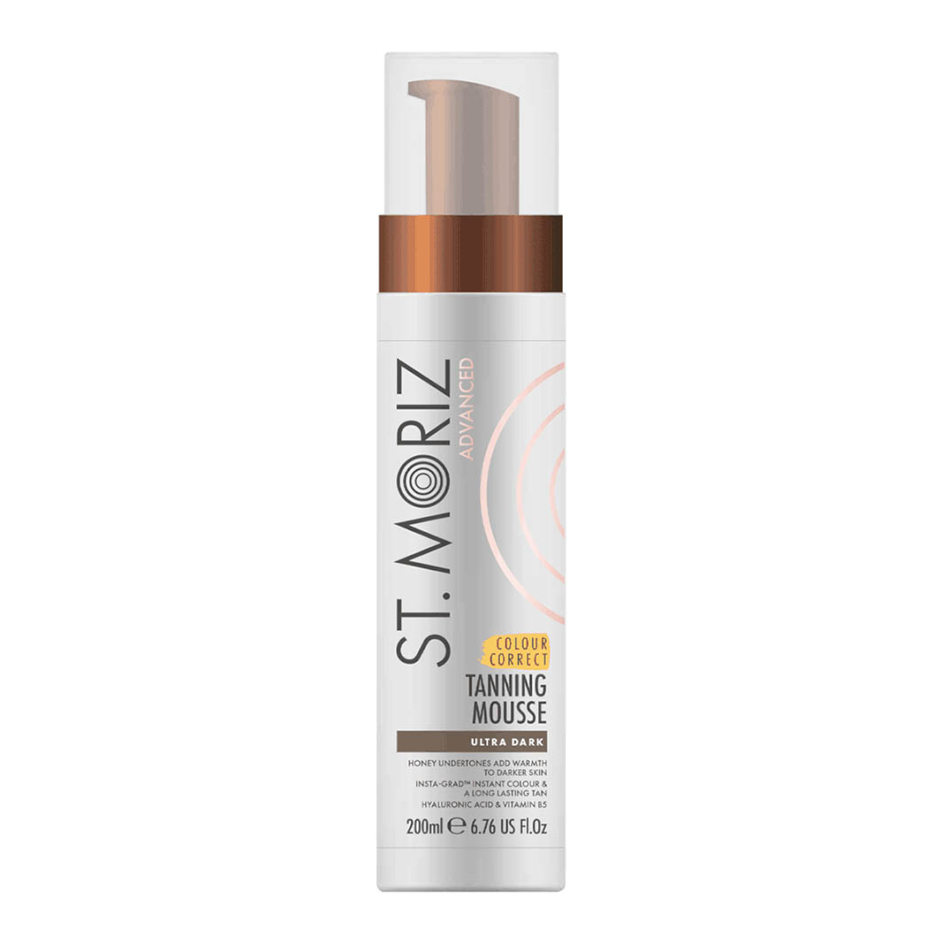 ST.Moriz Advanced Pro samoopalająca, korygująca kolor pianka o bardzo ciemnym odcieniu, 200 ml