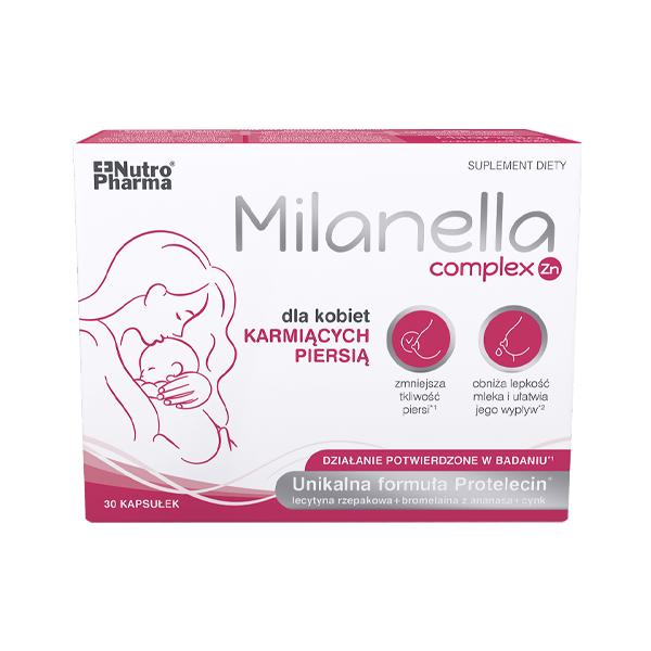 Milanella Complex Zn suplement diety, 30 kaps./1 opak.