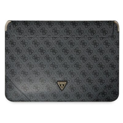 Etui na laptopa GUESS 4G Uptown Triangle Logo Sleeve 13-14 cali Czarny
