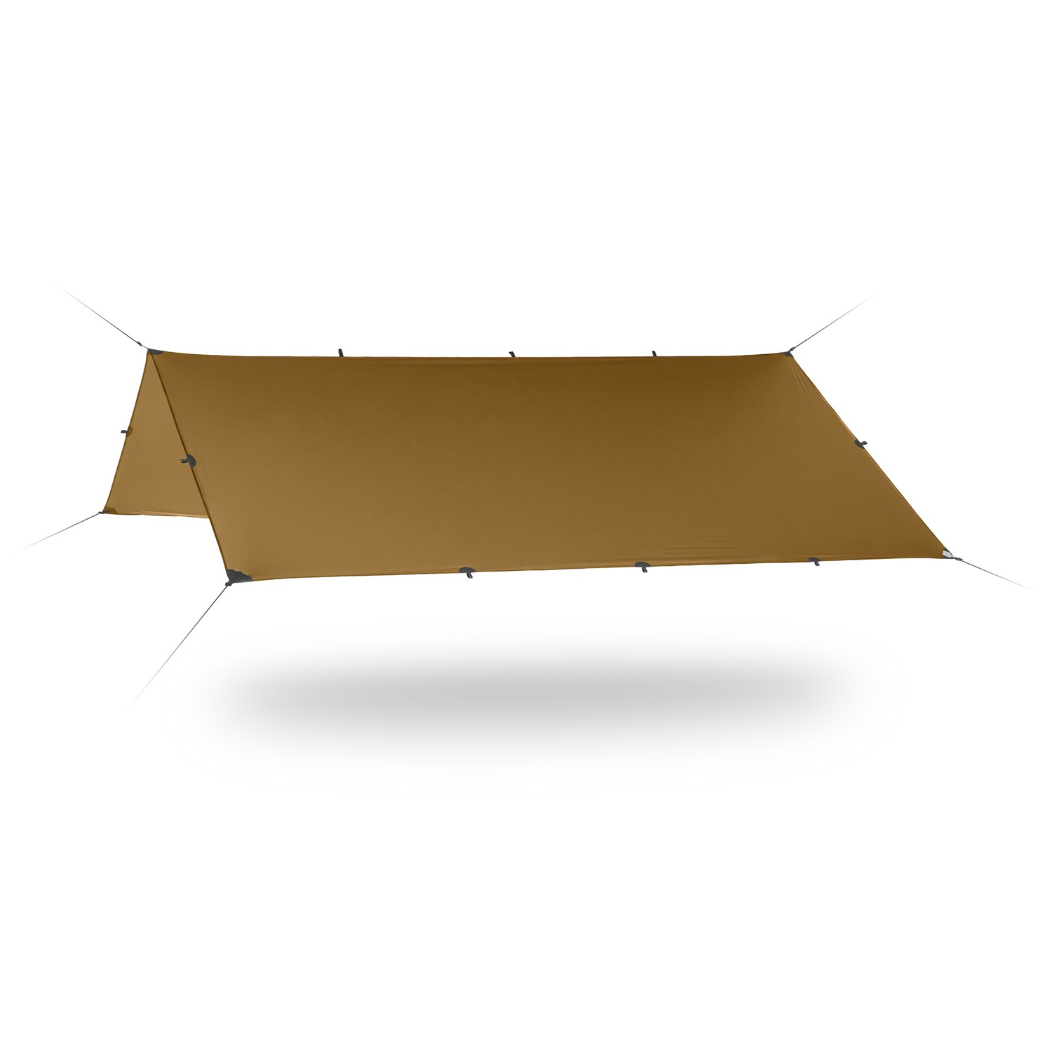 Daszek biwakowy tarp Lesovik Groza walnut brown - ONE SIZE