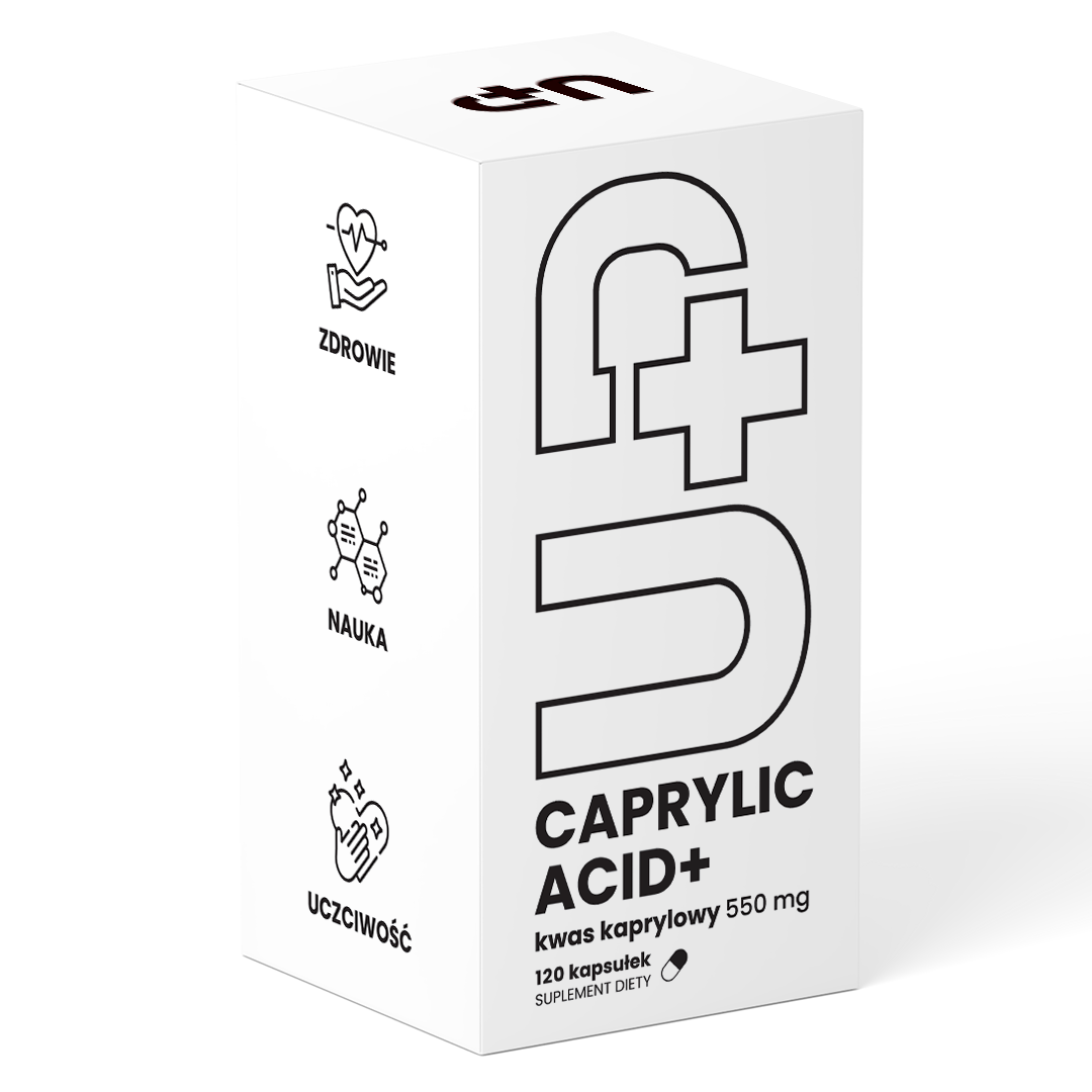 UP Health Pharma UP Caprylic Acid+ suplement diety zdrowe trawienie i układ pokarmowy, 120 kaps./1 opak.