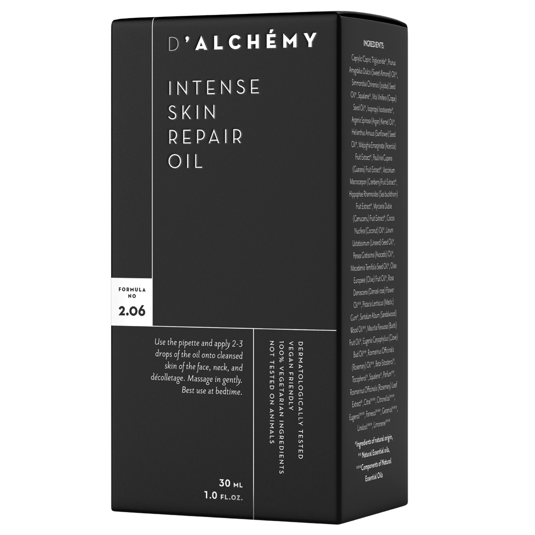 D'ALCHÉMY Intense Skin Repair Oil Intensywnie regenerujący olejek do twarzy, 30 ml