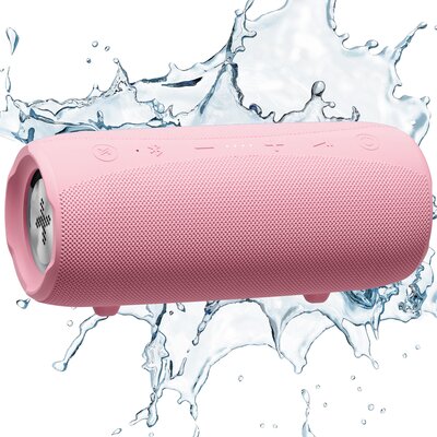 Głośnik mobilny XMUSIC BTS850P Radio FM Różowy