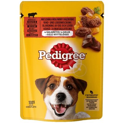 Karma dla psa PEDIGREE z wołowiną w galaretce 100 g