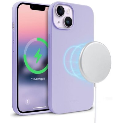 Etui CRONG Color Cover Magnetic MagSafe do Apple iPhone 13/14 Fioletowy