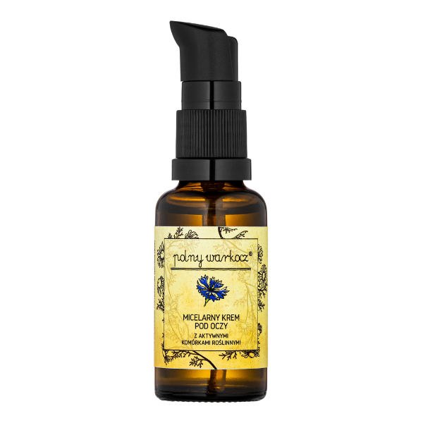 Polny Warkocz micelarny krem pod oczy z aktywnymi komórkami roślinnymi, 30 ml
