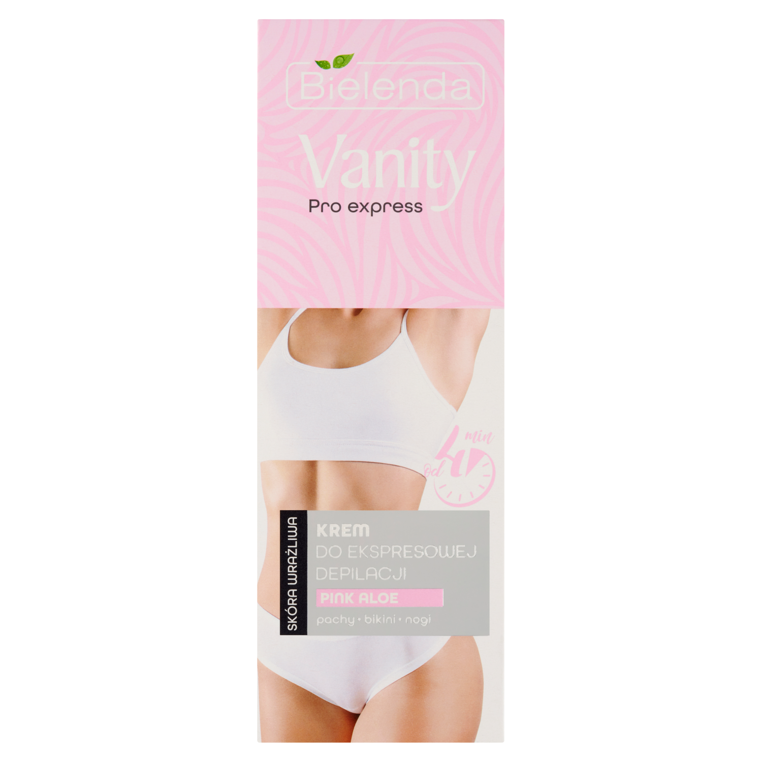 Bielenda Vanity Pro Expres Pink Aloe krem do ekspresowej depilacji, 75 ml