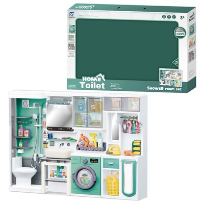 Zabawka zestaw mebli łazienkowych ASKATO Home Toilet 121062