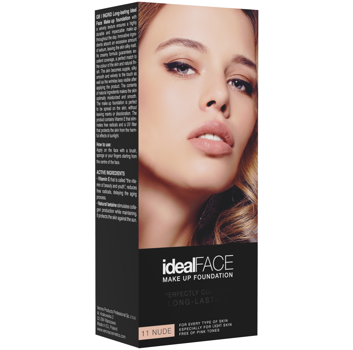 Ingrid Ideal Face podkład w płynie do twarzy nude 11, 35 ml