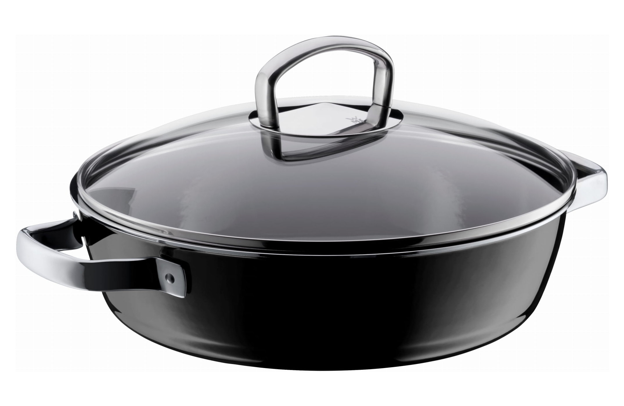 WMF - Garnek niski Fusiontec Mineral 28 cm Czarny