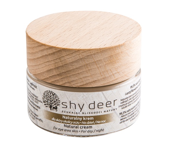 Shy Deer Natural Cream naturalny krem dla skóry okolicy oczu, 30 ml